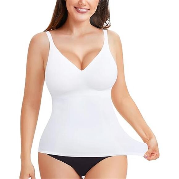 Tank Tops for Women – Tummy Control Shapewear, Seamless Body Shaper - Picture 4 of 7